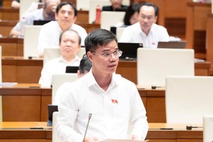 Đại biểu Nguyễn Xuân Nghiêm tham gia thảo luận - Ảnh: QH 