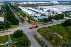 Tỉnh Đồng Tháp hiện có 6 KCN đang hoạt động. Trong ảnh: Một góc KCN Long Giang