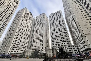 Giá chung cư tại Hà Nội trong quý II/2026 trung bình 123 triệu đồng/m².