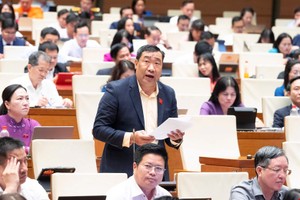 Đại biểu Thạch Phước Bình tham gia thảo luận - Ảnh:QH.
