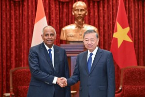 Tổng Bí thư, Chủ tịch nước Tô Lâm tiếp Chủ tịch Quốc hội Cộng hòa Bờ Biển Ngà Patrick Achi.