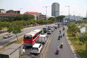TP.HCM đầu tư gần 16.000 tỷ đồng xây dựng đường trục Đông - Tây (đường Võ Văn Kiệt) kéo dài từ Quốc lộ 1 đến ranh tỉnh Tây Ninh. Ảnh: TT 