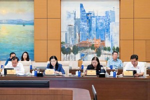 Một phiên họp của Ủy ban Thường vụ Quốc hội.