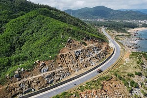 Dự án kết nối tuyến đường ven biển. Ảnh nguồn BXD