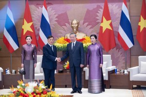 Tổng Bí thư, Chủ tịch nước Tô Lâm hội đàm với Nhà Vua Thái Lan.