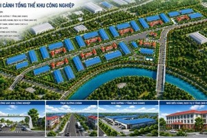 Phối cảnh tổng thể KCN Hoành Sơn
