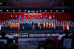 Giải thưởng Sao Đỏ - Doanh nhân trẻ Việt Nam 2025. Ảnh: Chí Cường