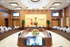 Nghị quyết về chương trình lập pháp năm 2027 đã được Ủy ban Thường vụ Quốc hội thông qua trong phiên họp tháng 9/2026. Ảnh: QH. 