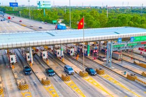 Một đoạn cao tốc Hà Nội - Hải Phòng (ảnh: VIDIFI).