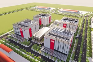 Phối cảnh Trung tâm dữ liệu của Viettel tại Khu công nghiệp Tân Phú Trung, xã Củ Chi, TP.HCM