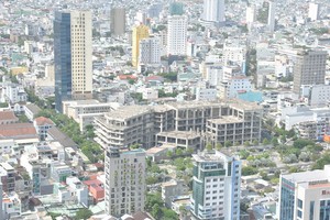 Tổ hợp căn hộ cao cấp Diamond Square được xây dựng số 84 đường Hùng Vương, phường Hải Châu.