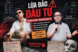 Phó Đức Nam (Tiktoker Mr Pips) và Lê Khắc Ngọ (Mr Hunter) bị cáo buộc tổ chức đường dây lừa đảo đầu tư tài chính quốc tế.