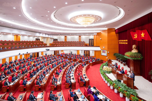 Phiên Khai mạc Hội nghị lần thứ tư Ban Chấp hành Trung ương Đảng khóa XIV, ngày 05/10/2026 - Ảnh: chinhphu.vn/Nhật Bắc