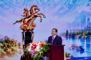 Phó Thủ tướng Thường trực Chính phủ Phạm Gia Túc phát biểu tại buổi lễ - Ảnh: chinhphu.vn