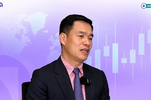 Tiến sĩ Lê Đức Khánh – Giám đốc Phân tích VPS phát biểu tại sự kiện. Ảnh chụp màn hình