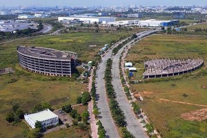 Một dự án chậm tiến độ nhiều năm tại Khu Công nghệ cao đã bị TP.HCM thu hồi - Ảnh: Q.H