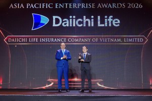 Daiichi Life Việt Nam được vinh danh ở hai hạng mục tại giải thưởng doanh nghiệp châu Á APEA 2026