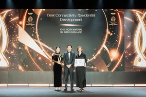 Dự án Khải Hoàn Imperial của Chủ đầu tư Khải Hoàn Land chiến thắng hạng mục “Best Connectivity Residential Development” – Dự án nhà ở có khả năng kết nối vượt trội tại PropertyGuru Vietnam Property Awards 2026.
