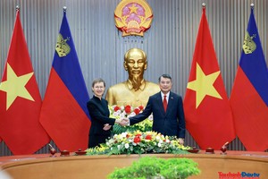 Thủ tướng Chính phủ Lê Minh Hưng hội đàm với Thủ tướng Liechtenstein.