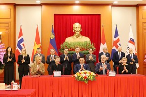 Việt Nam và khu vực EFTA chính thức ký kết FTA song phương.