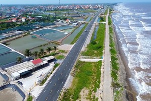Đường ven biển qua tỉnh Ninh Bình mở ra không gian phát triển mới