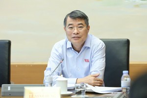 Thủ tướng Lê Minh Hưng phát biểu tại tổ - Ảnh: Quang Phúc. 