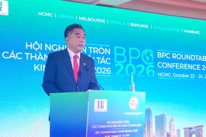 Ông Nguyễn Lộc Hà, Phó chủ tịch Thường trực UBND TP.HCM phát biểu. (Ảnh: Hải Phong)