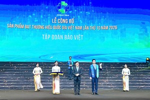 Bảo việt nhận giải thương hiệu quốc gia