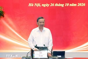 Tổng Bí thư, Chủ tịch nước Tô Lâm phát biểu chỉ đạo. (Ảnh: Thống Nhất/TTXVN)