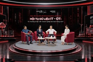 Toàn cảnh Toạ đàm Viettel DX Talks với chủ đề “Tăng tốc chuyển đổi số ngành năng lượng qua hội tụ dữ liệu IT/OT: Từ hạ tầng cô lập đến doanh nghiệp vận hành thông minh”.
