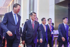 Thủ tướng Lê Minh Hưng tham dự Diễn đàn Kinh tế Mùa thu 2026 tại TP.HCM. Ảnh: Lê Toàn.