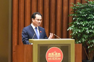 Bộ trưởng Bộ Nông nghiệp và Môi trường Trịnh Việt Hùng - Ảnh: Quang Vinh.