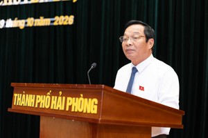 Ông Lê Văn Hiệu, Chủ tịch HĐND TP. Hải Phòng.