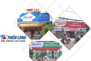 Nhiều bảng hiệu, hộp đèn đã được lắp đặt trong quý I/2020