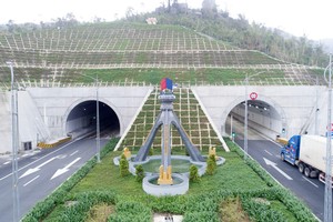 Hầm đường bộ Đèo Cả do HHV đầu tư, thi công và vận hành