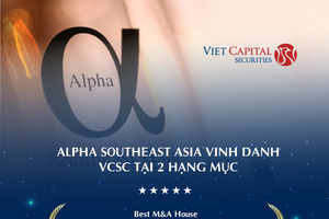 Chứng khoán Bản Việt (VCSC): Nhà tư vấn thương vụ M&A tốt nhất Việt Nam 