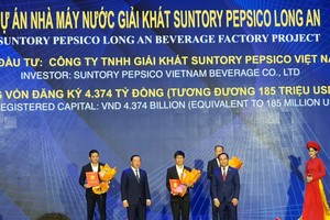 Các ông lớn Pepsico và Aeon sắp đầu tư 230 triệu USD tại các dự án của IDICO