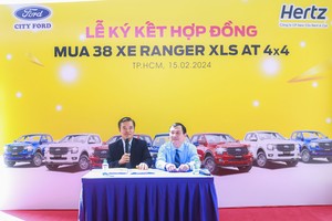 City Auto (CTF) "nổ đơn" khai xuân với hợp đồng bán 38 xe Ford Ranger, hợp tác toàn diện cùng thương hiệu cho thuê xe lớn nhất của Mỹ