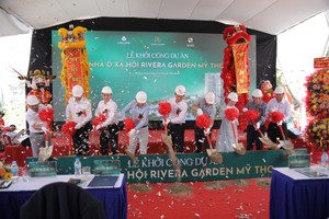 Long Giang Land (LGL) khởi công dự án nhà ở xã hội RIVERA GARDEN Mỹ Tho 
