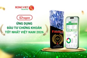 iDragon của Chứng khoán Rồng Việt đạt giải “Ứng dụng đầu tư chứng khoán tốt nhất Việt Nam 2026” 