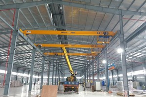 Lắp đặt máy móc tại nhà máy SPC Hải Phòng