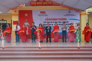 Lọc hóa dầu Bình Sơn (BSR) khánh thành công trình an sinh xã hội: “Đầu tư cho giáo dục không bao giờ đủ”