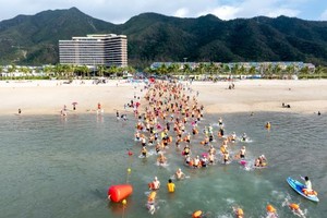 Wyndham Garden Sonasea Van Don là địa điểm tổ chức giải Aqua Warriors Van Don 2024 thu hút 1.200 vận động viên tham gia.