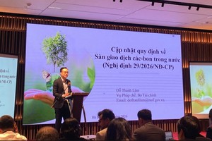 Tháng 5 sẽ vận hành sàn giao dịch các-bon