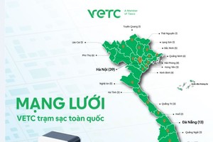 VETC phủ 50% mạng lưới trạm sạc đa thương hiệu tại Việt Nam