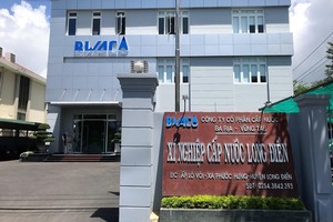 Cấp nước Bà Rịa - Vũng Tàu (BWS) tạm ứng cổ tức đợt 1/2021 tỷ lệ 8%