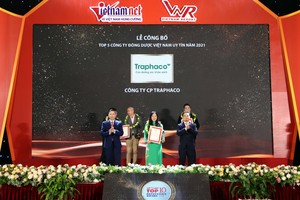 Traphaco lần thứ 2 liên tiếp là Công ty Đông dược uy tín nhất ngành Dược Việt Nam