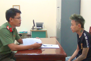 Cơ quan an ninh điều tra Công an tỉnh Thanh Hóa khởi tố vụ án, khởi tố bị can và bắt tạm giam đối tượng Trần Ngọc Chung.