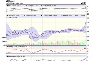 Góc nhìn kỹ thuật phiên 20/1: Sức mạnh thị trường suy yếu