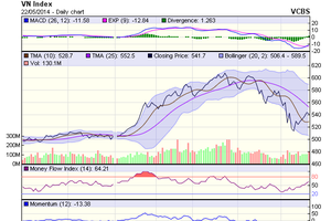 Biểu đồ kỹ thuật VN-Index. Nguồn: VCBS